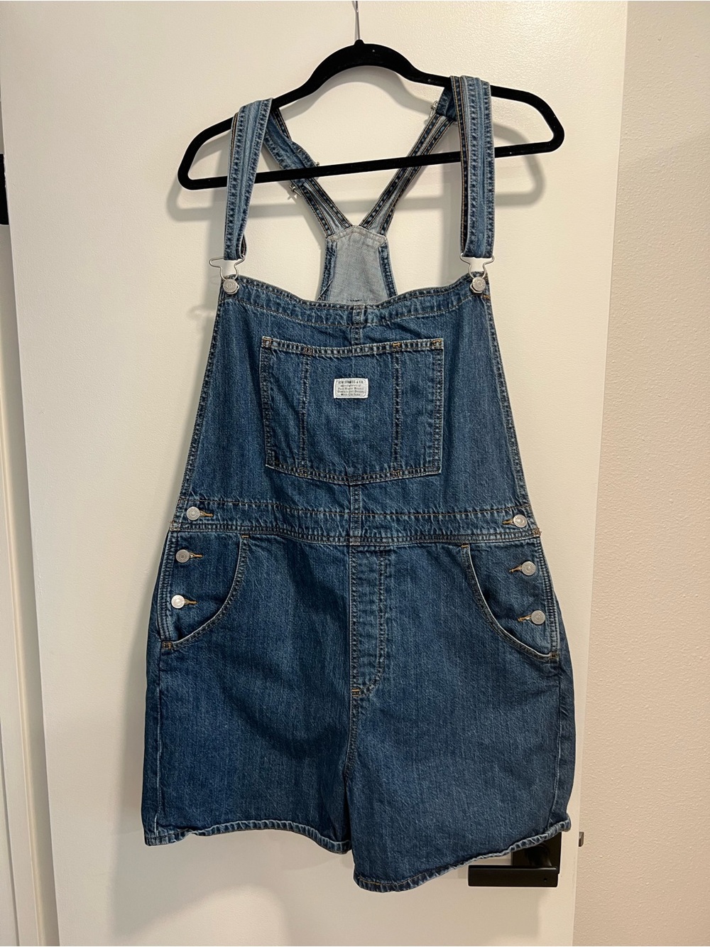 Levi Short Overalls - Blue